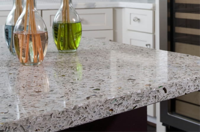 Recycled Glass Countertops: A More Environmentally Friendly Material