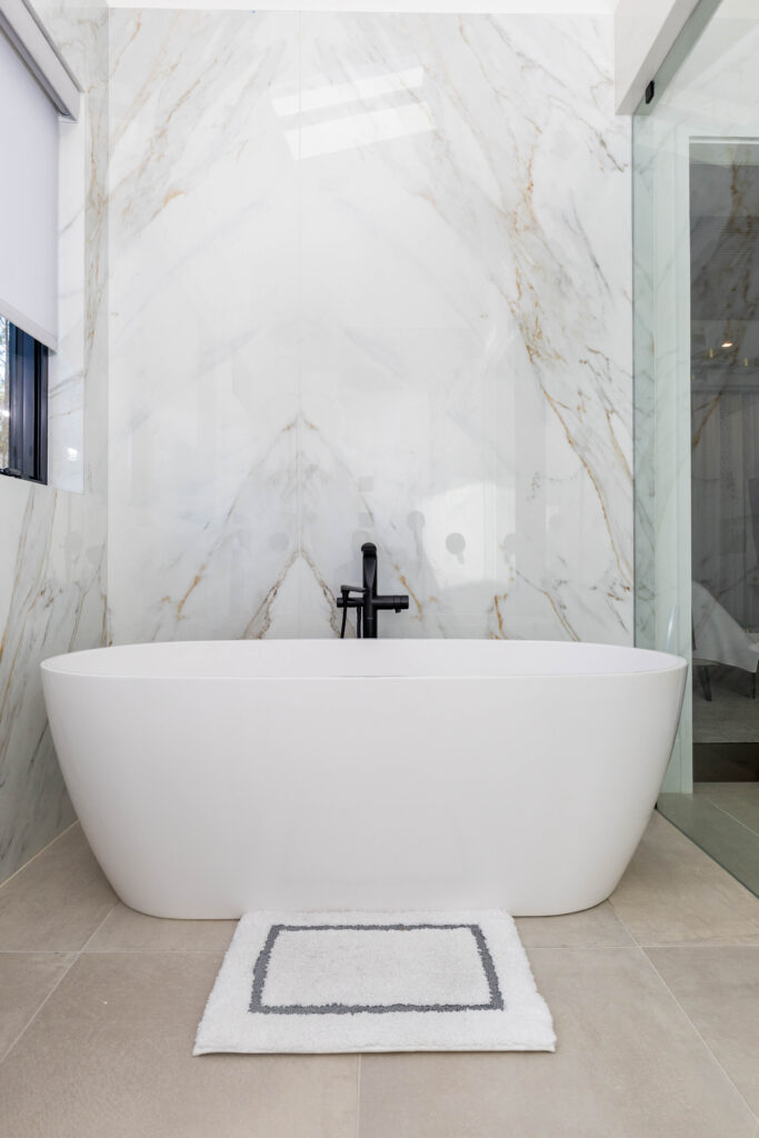 Absolute Stone White Marble Bathroom