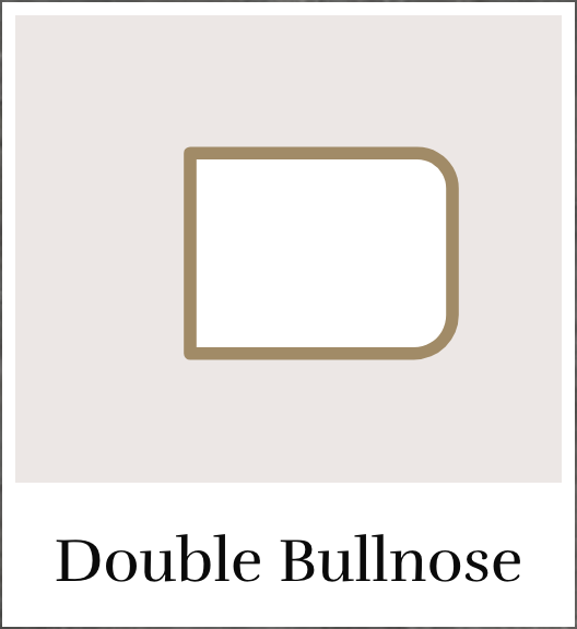 Bathroom Countertop Edge Profiles - Double Bullnose